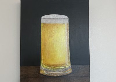 beer glass painting