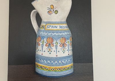 spain restaurant jug painting
